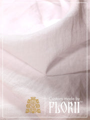 Beauty Emergence Blouse - White-Colored Fabric-FLORII-